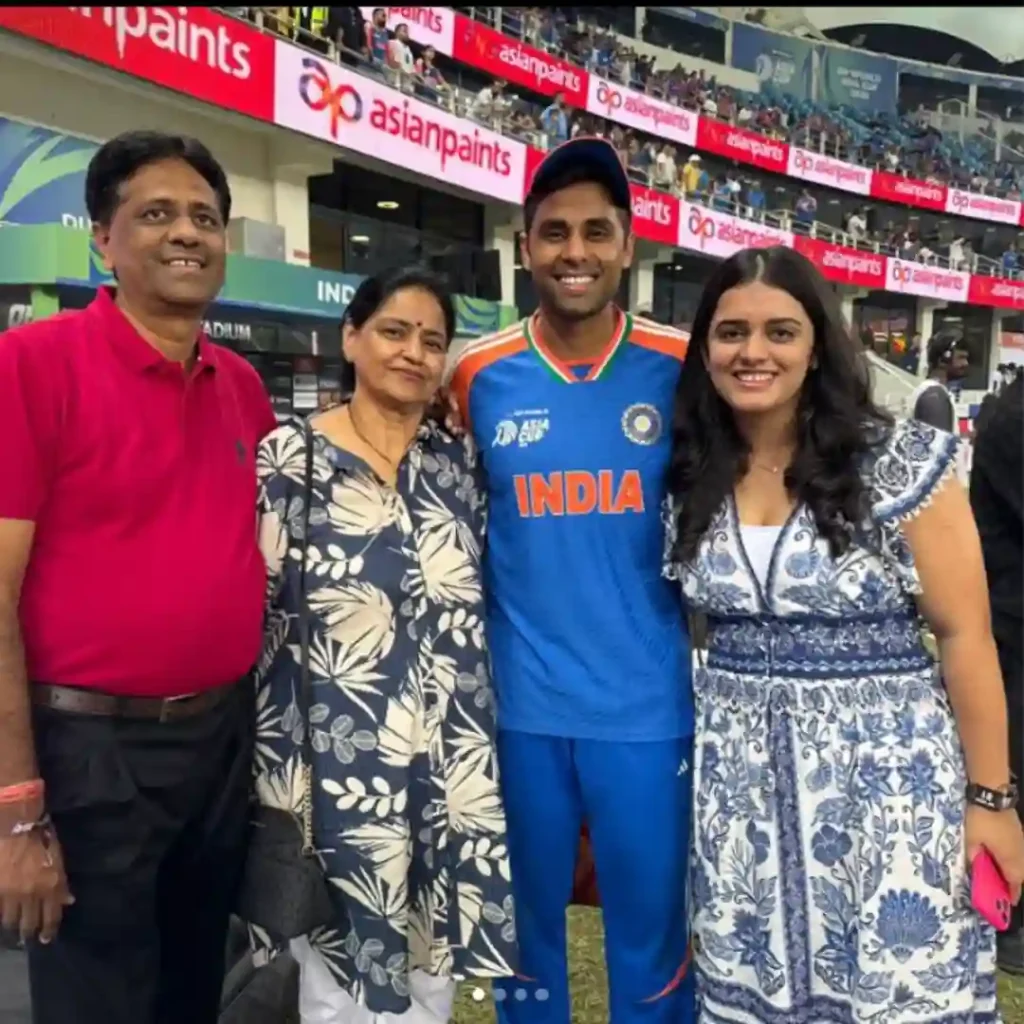 Suryakumar Yadav family